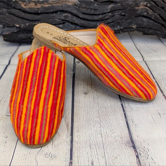 Sabah Arrival Babas – Handcrafted Luxury in Printed Hair-On Cow Leather … - Picture 1 of 14